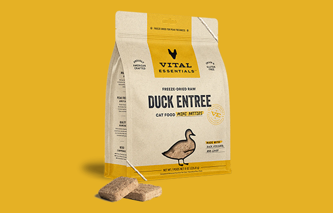 Vital Essentials Mini-Patties Freeze-Dried Cat Food