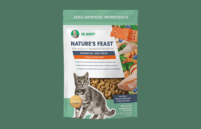 Dr Marty Nature’s Feast Freeze-Dried Raw Cat Food