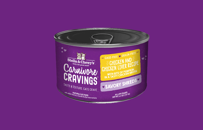 Stella & Chewy’s Carnivore Cravings Savory Shreds Cat Food