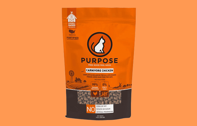 Purpose Pet Food Freeze-Dried Raw