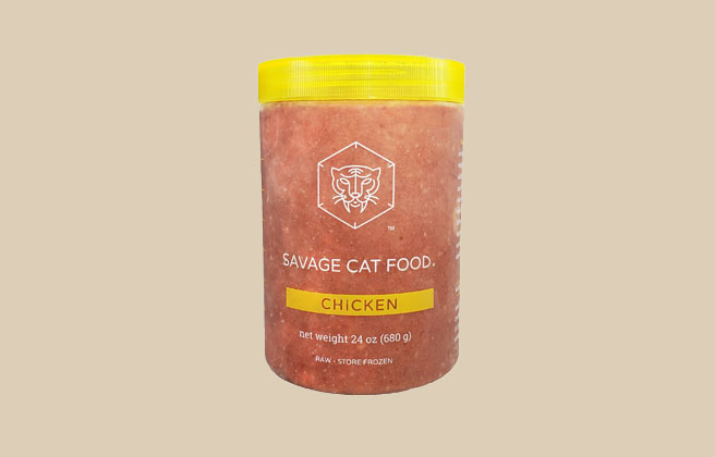 Savage Cat Food Tubs Frozen Raw